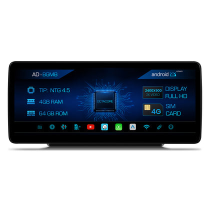 Navigatie Mercedes Benz B-Class W246 (2012-2015), NTG 4.5, Android 13, MB-Octacore, 4GB RAM + 64GB ROM, 12.3 Inch - AD-BGMB1200445+AD-BGRKITMB008
