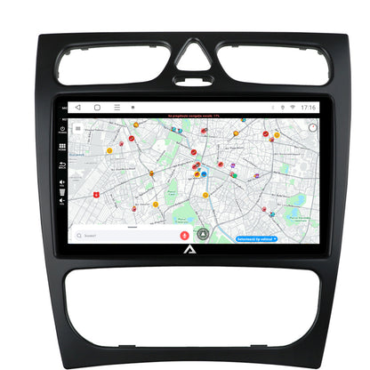 Navigatie Mercedes Benz C-Class W203 (2000-2005), Android, E-Octacore / 2GB RAM + 32GB ROM, 9 Inch - AD-BGE9002+AD-BGRKIT416