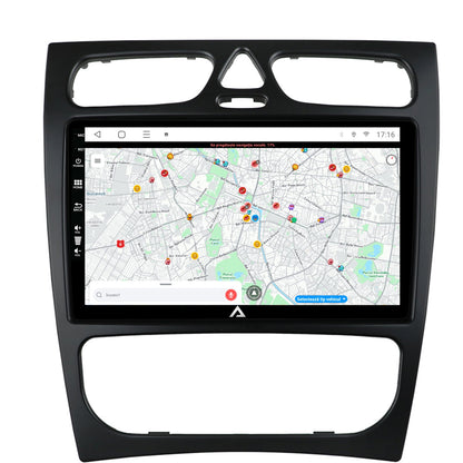 Navigatie Mercedes Benz C-Class W203 (2000-2005), Android, P-Octacore / 2GB RAM + 32GB ROM, 9 Inch - AD-BGP9002+AD-BGRKIT416