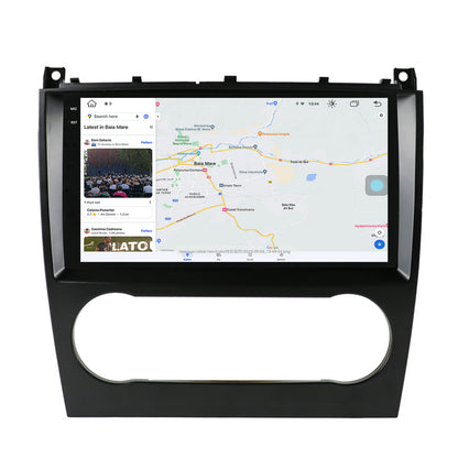 Navigatie Mercedes Benz C-Class W203 (2004-2011), Android, X-Octacore / 8GB RAM + 256GB ROM, 9.5 Inch - AD-BGX9008+AD-BGRKIT414