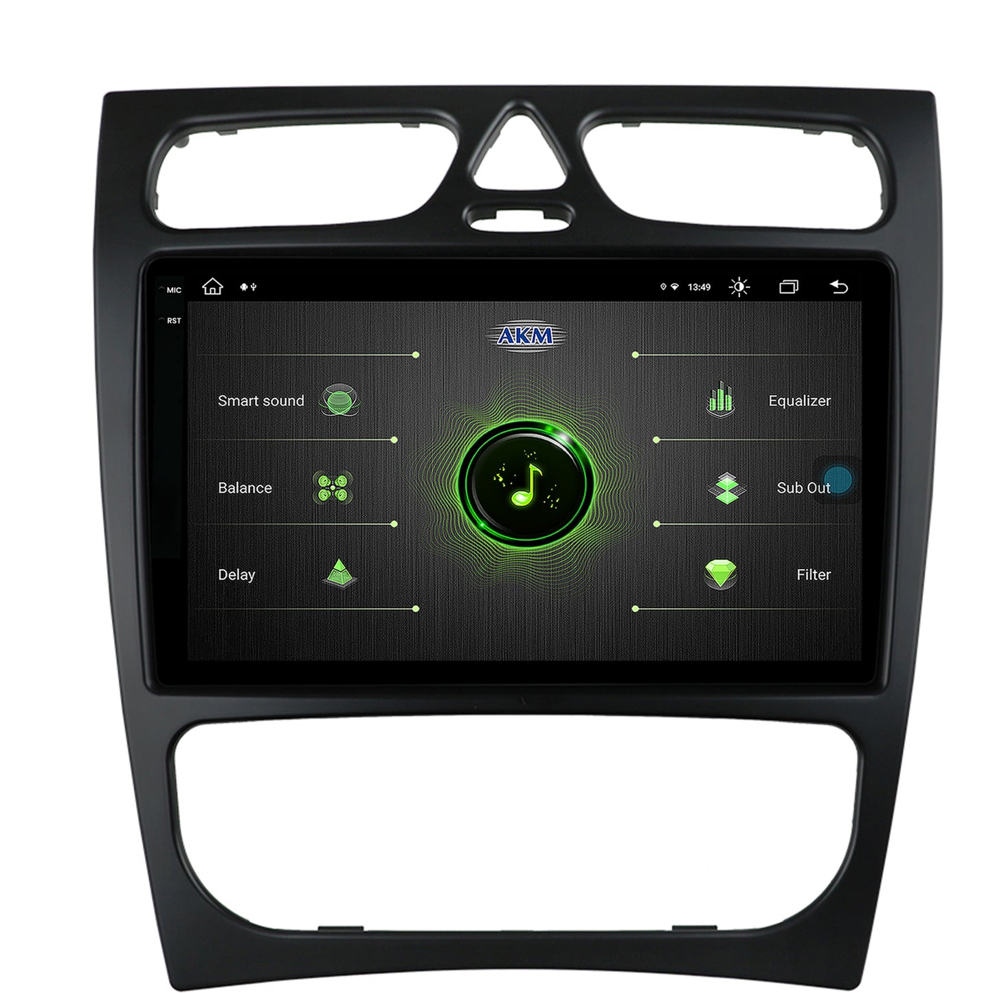 Navigatie Mercedes Benz C-Class W203 (2000-2005), Android, V-Octacore / 4GB RAM + 64GB ROM, 9.5 Inch - AD-BGV9004+AD-BGRKIT416