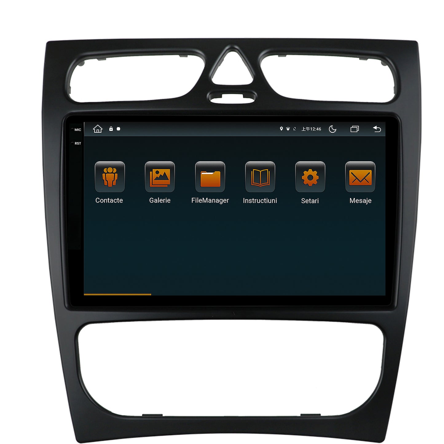 Navigatie Mercedes Benz C-Class W203 (2000-2005), Android, V-Octacore / 4GB RAM + 64GB ROM, 9.5 Inch - AD-BGV9004+AD-BGRKIT416