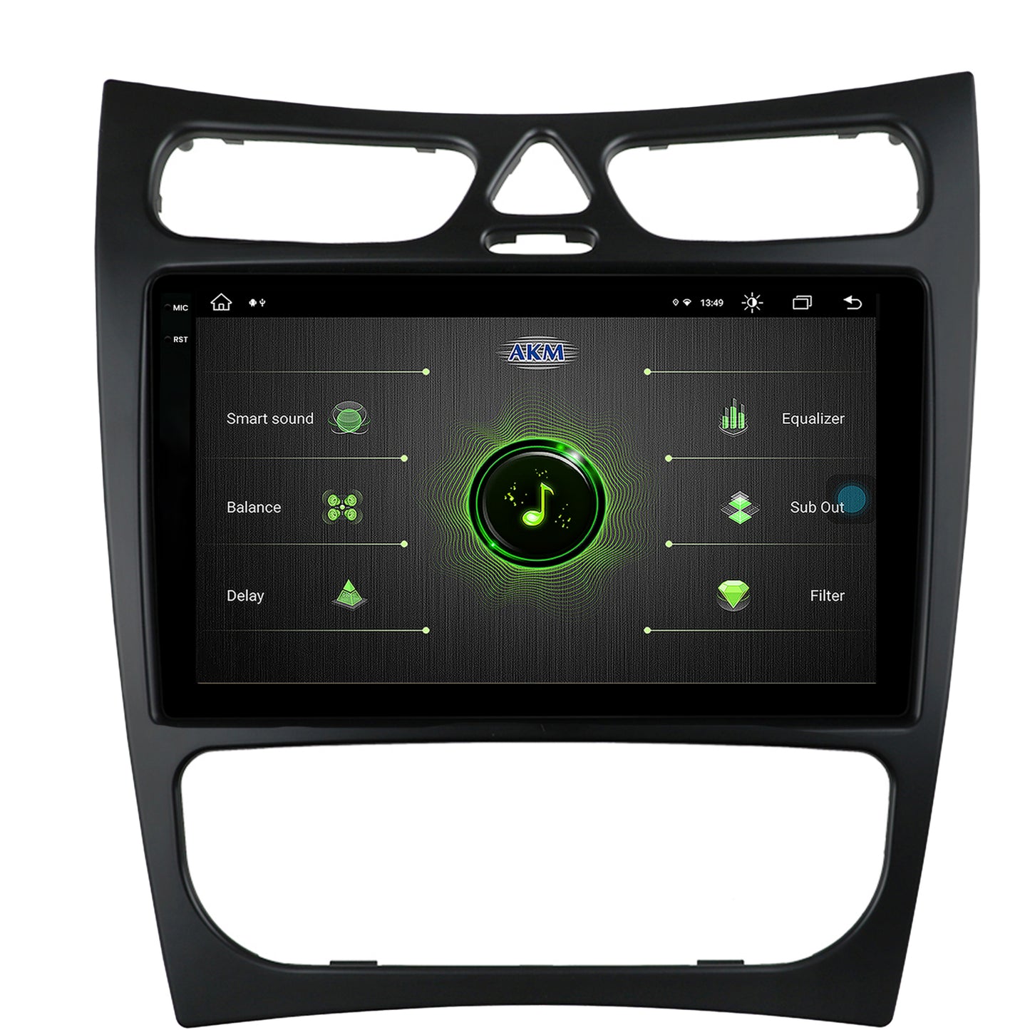 Navigatie Mercedes Benz CLK W209 (2000-2005), Android, X-Octacore / 8GB RAM + 256GB ROM, 9.5 Inch - AD-BGX9008+AD-BGRKIT416V2