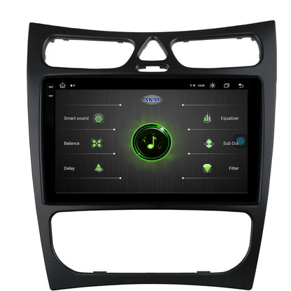 Navigatie Mercedes Benz CLK W209 (2000-2005), Android, X-Octacore / 8GB RAM + 256GB ROM, 9.5 Inch - AD-BGX9008+AD-BGRKIT416V2