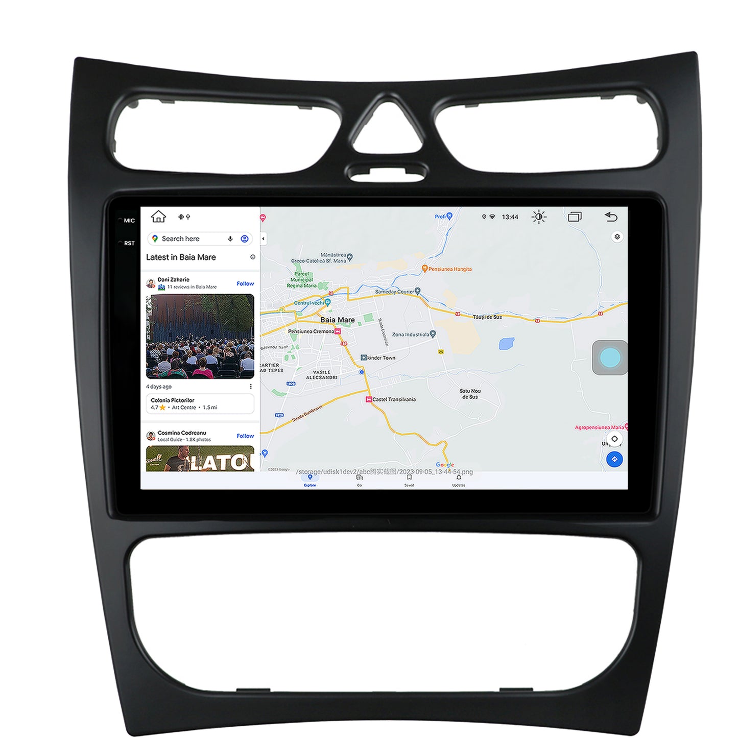 Navigatie Mercedes Benz CLK W209 (2000-2005), Android, X-Octacore / 8GB RAM + 256GB ROM, 9.5 Inch - AD-BGX9008+AD-BGRKIT416V2