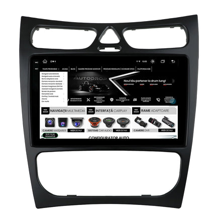 Navigatie Mercedes Benz CLK W209 (2000-2005), Android, X-Octacore / 8GB RAM + 256GB ROM, 9.5 Inch - AD-BGX9008+AD-BGRKIT416V2
