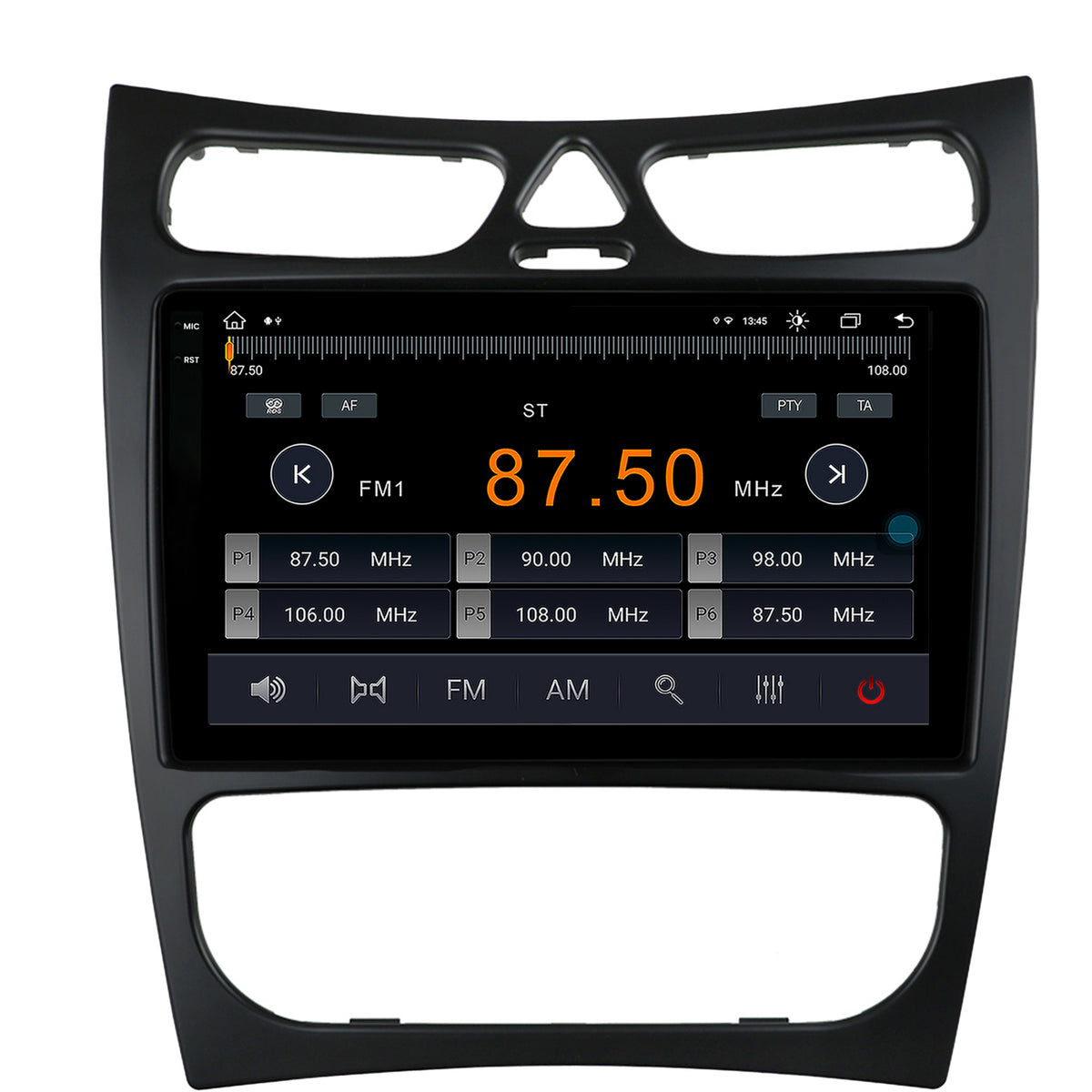 Navigatie Mercedes Benz CLK W209 (2000-2005), Android, X-Octacore / 8GB RAM + 256GB ROM, 9.5 Inch - AD-BGX9008+AD-BGRKIT416V2