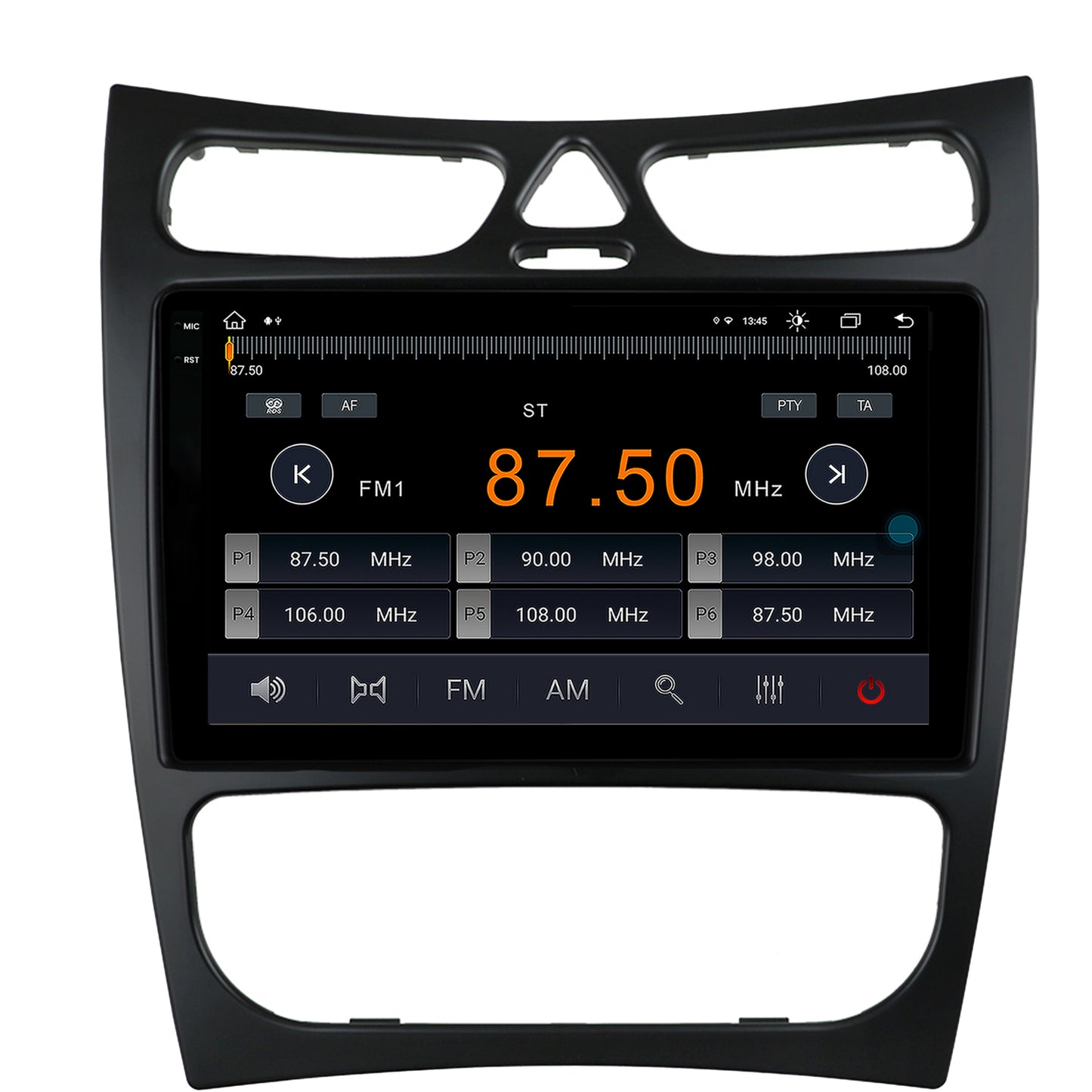 Navigatie Mercedes Benz CLK W209 (2000-2005), Android, X-Octacore / 8GB RAM + 256GB ROM, 9.5 Inch - AD-BGX9008+AD-BGRKIT416V2