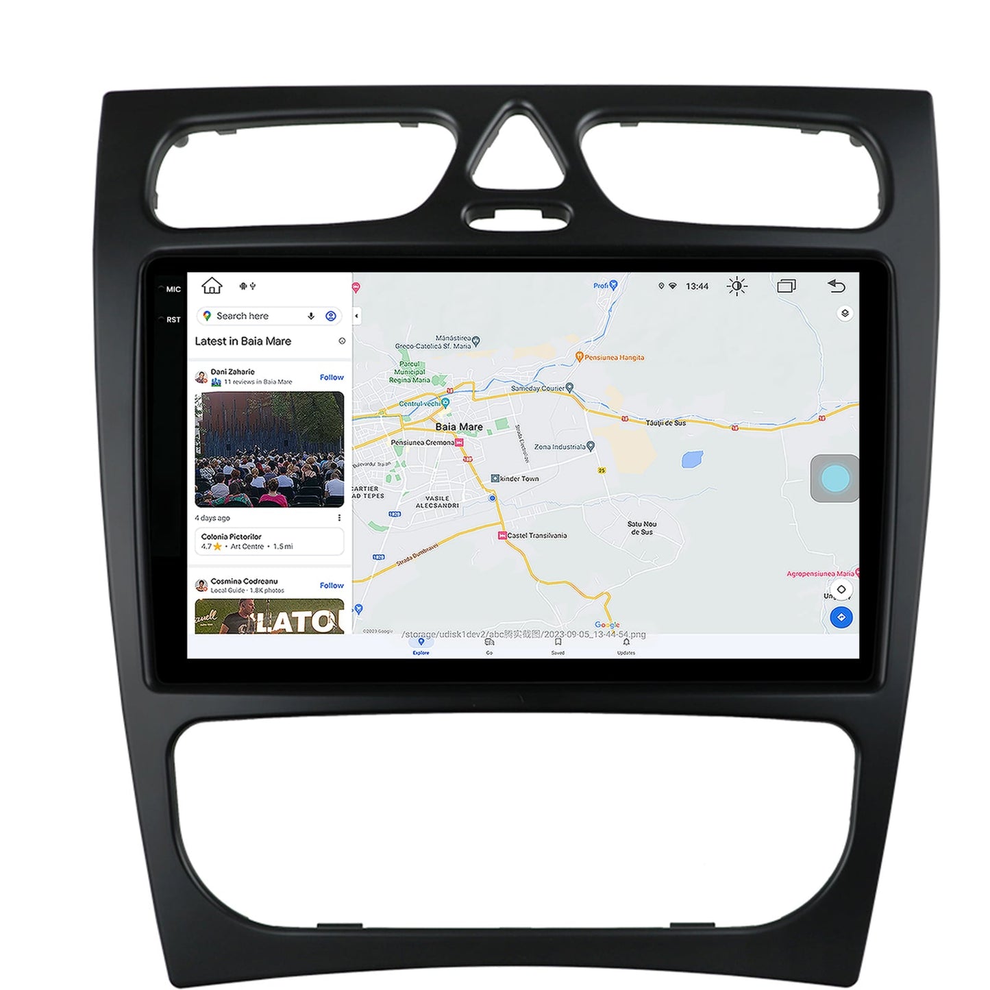 Navigatie Mercedes Benz C-Class W203 (2000-2005), Android, X-Octacore / 8GB RAM + 256GB ROM, 9.5 Inch - AD-BGX9008+AD-BGRKIT416