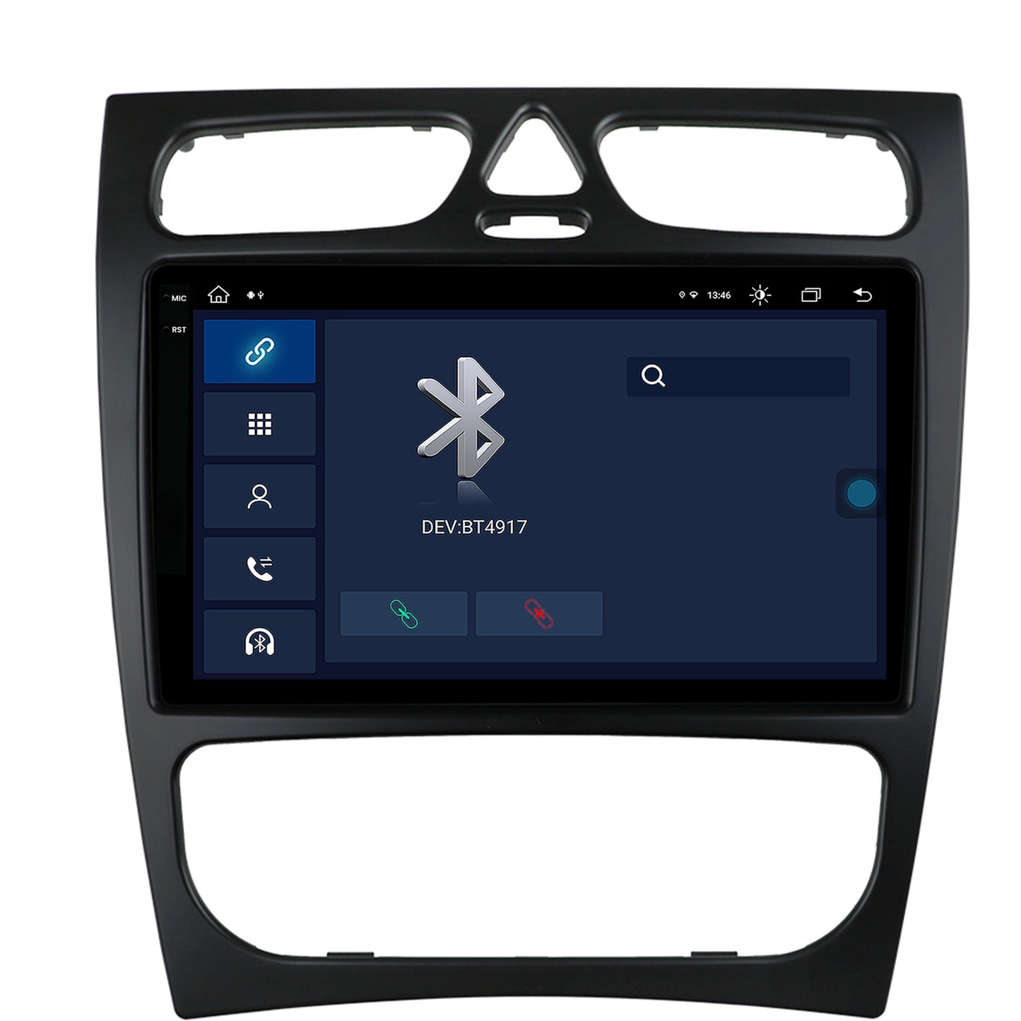 Navigatie Mercedes Benz C-Class W203 (2000-2005), Android, X-Octacore / 8GB RAM + 256GB ROM, 9.5 Inch - AD-BGX9008+AD-BGRKIT416
