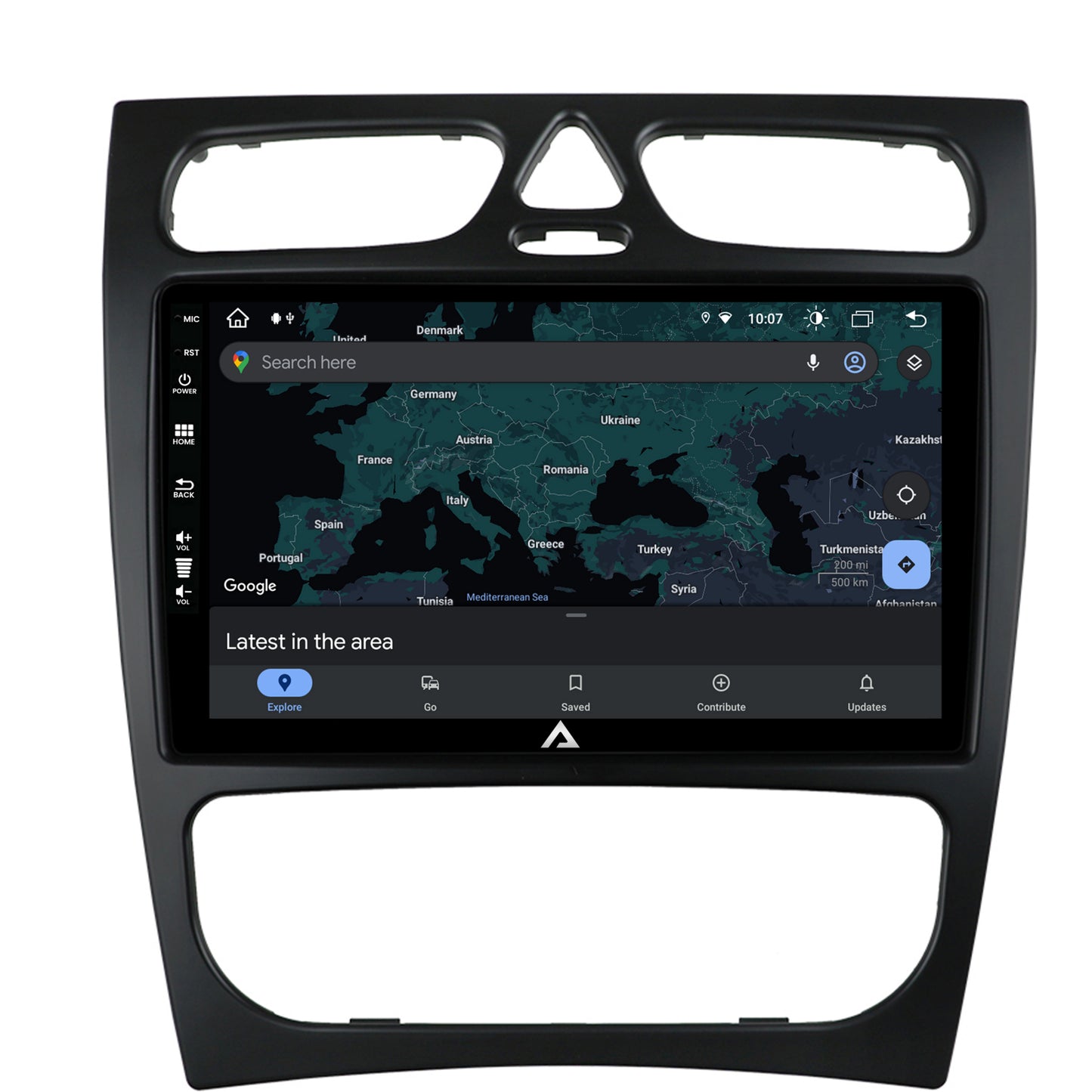 Navigatie Mercedes Benz C-Class W203 (2000-2005), Android, Z-Octacore / 8GB RAM + 256GB ROM, 9 INCH - AD-BGZ9008+AD-BGRKIT416