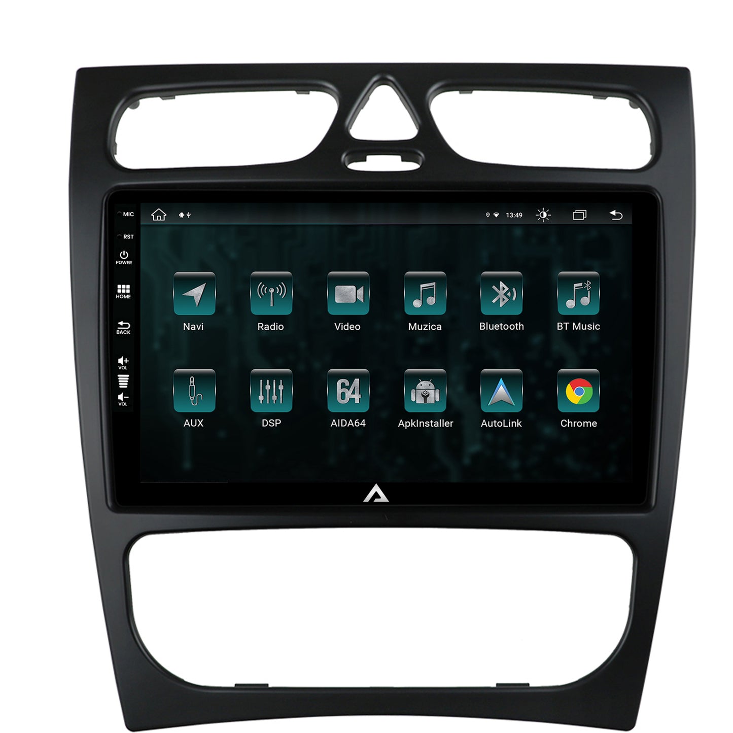 Navigatie Mercedes Benz C-Class W203 (2000-2005), Android, Z-Octacore / 8GB RAM + 256GB ROM, 9 INCH - AD-BGZ9008+AD-BGRKIT416