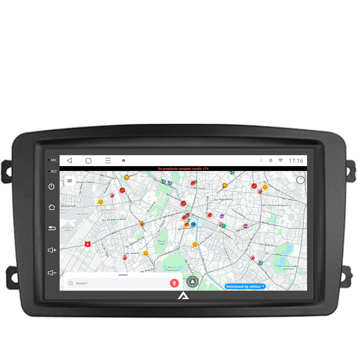 Navigatie Mercedes Benz C-Class W203 / Vito / Viano / CLK, Android, P-Octacore / 2GB RAM + 32GB ROM, 7 Inch - AD-BGP1002+AD-BGRBE014