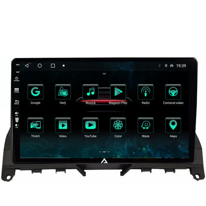 Navigatie Mercedes Benz C-Class W204 (2006-2012), Android, A-Octacore / 4GB RAM + 64GB ROM, 9 Inch - AD-BGA9004+AD-BGRKIT419
