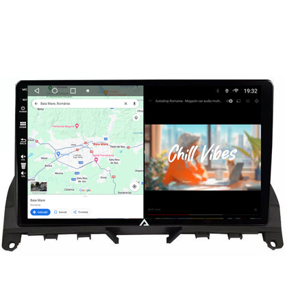 Navigatie Mercedes Benz C-Class W204 (2006-2012), Android, A-Octacore / 4GB RAM + 64GB ROM, 9 Inch - AD-BGA9004+AD-BGRKIT419