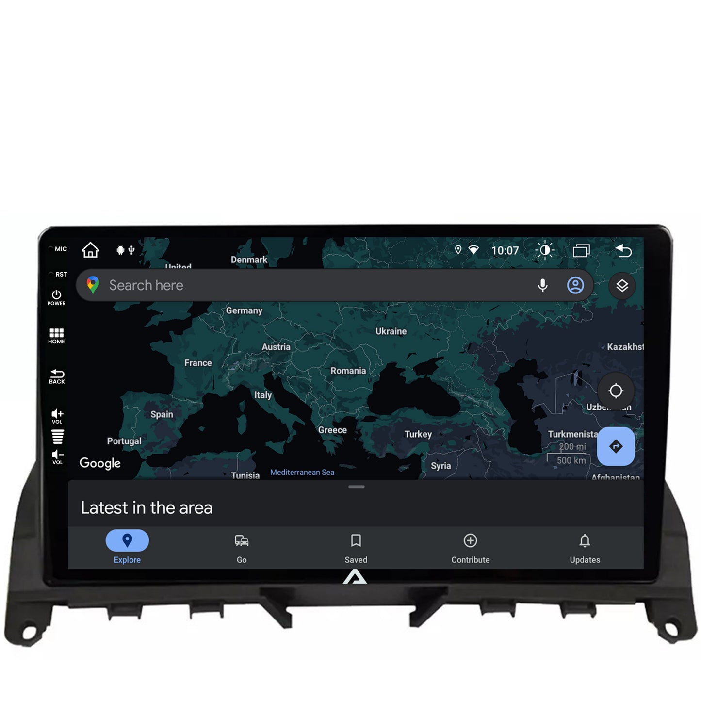Navigatie Mercedes Benz C-Class W204 (2006-2012), Android, Z-Octacore / 8GB RAM + 256GB ROM, 9 Inch - AD-BGZ9008+AD-BGRKIT419