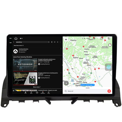Navigatie Mercedes Benz C-Class W204 (2006-2012), Android, V-Octacore / 4GB RAM + 64GB ROM, 9.5 Inch - AD-BGV9004+AD-BGRKIT419