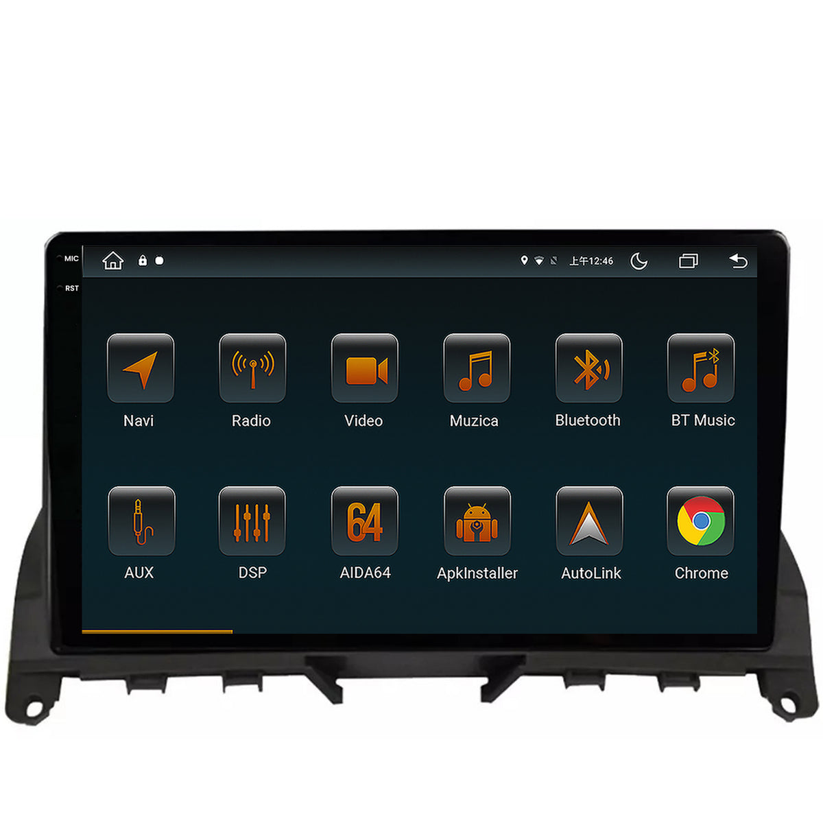 Navigatie Mercedes Benz C-Class W204 (2006-2012), Android, V-Octacore / 4GB RAM + 64GB ROM, 9.5 Inch - AD-BGV9004+AD-BGRKIT419
