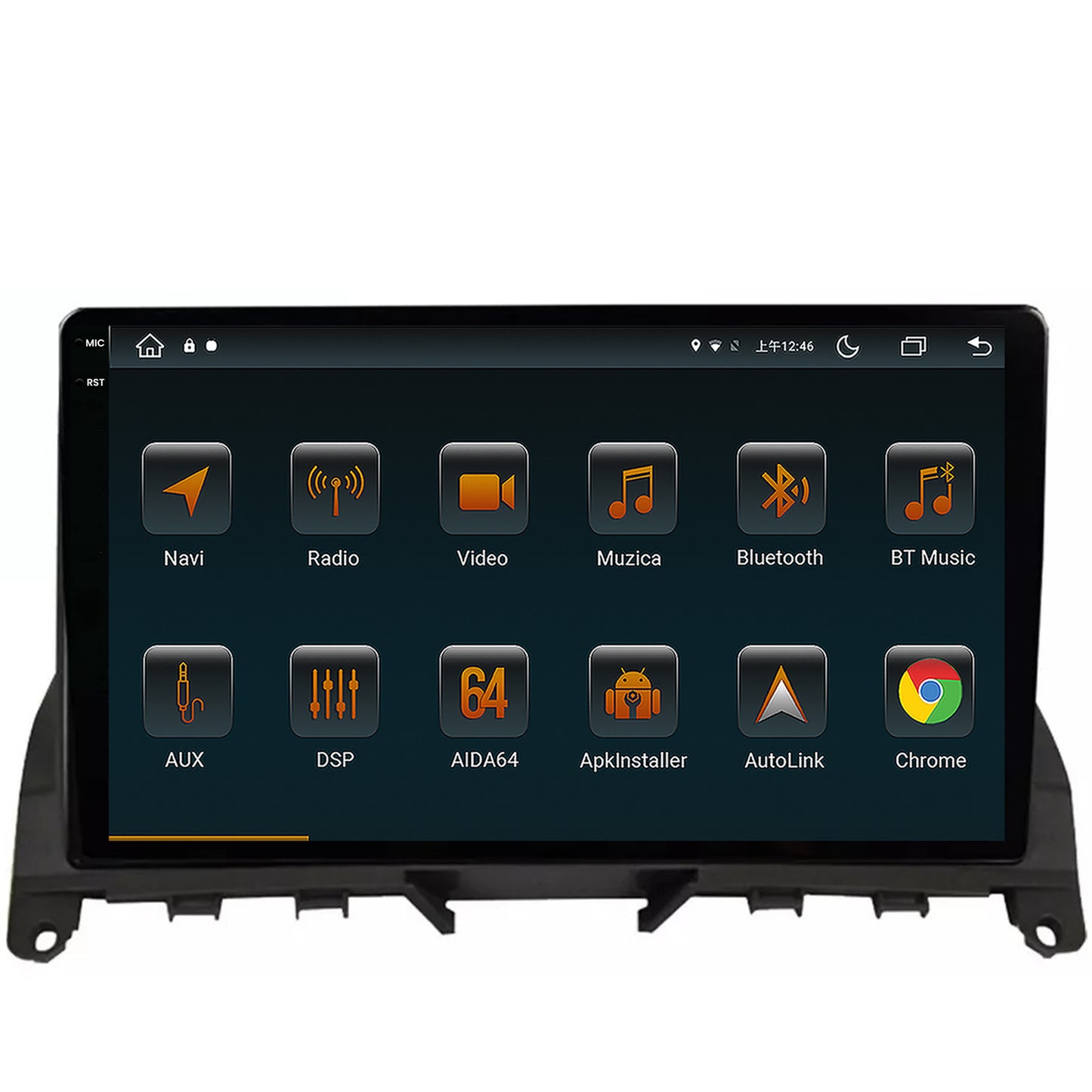 Navigatie Mercedes Benz C-Class W204 (2006-2012), Android, V-Octacore / 4GB RAM + 64GB ROM, 9.5 Inch - AD-BGV9004+AD-BGRKIT419