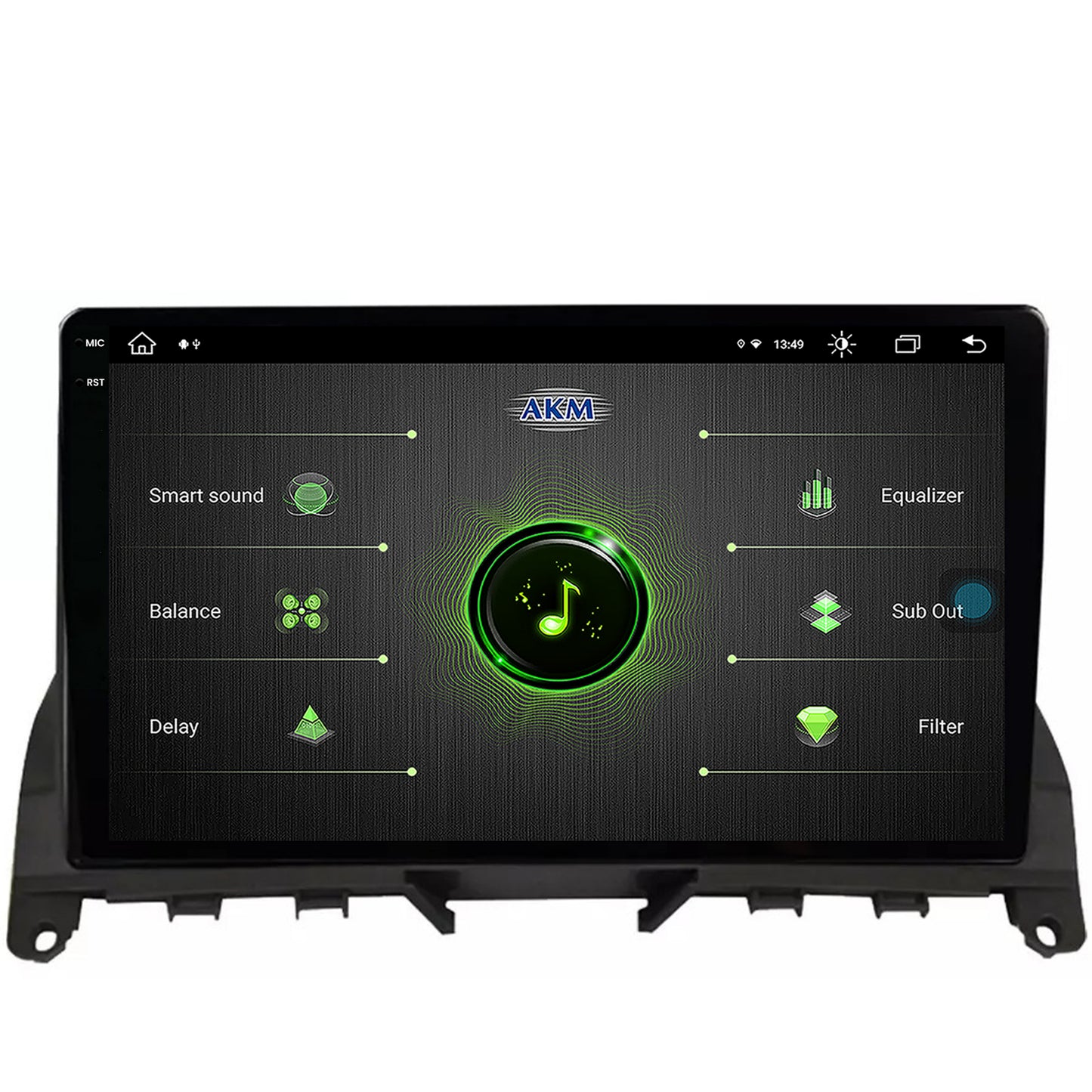 Navigatie Mercedes Benz C-Class W204 (2006-2012), Android, V-Octacore / 4GB RAM + 64GB ROM, 9.5 Inch - AD-BGV9004+AD-BGRKIT419