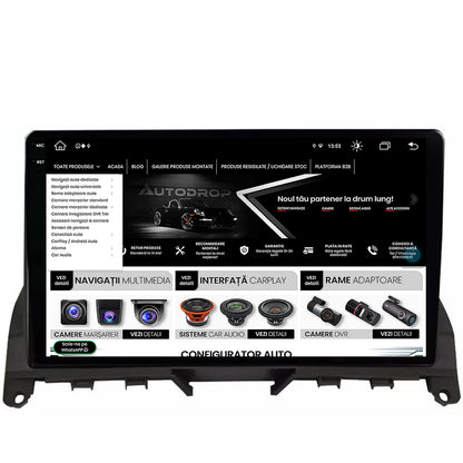 Navigatie Mercedes Benz C-Class W204 (2006-2012), Android, X-Octacore / 8GB RAM + 256GB ROM, 9.5 Inch - AD-BGX9008+AD-BGRKIT419