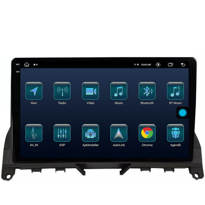 Navigatie Mercedes Benz C-Class W204 (2006-2012), Android, X-Octacore / 8GB RAM + 256GB ROM, 9.5 Inch - AD-BGX9008+AD-BGRKIT419