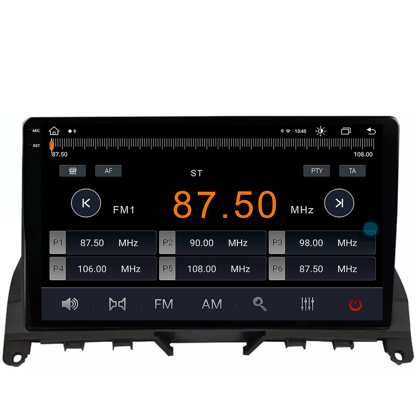 Navigatie Mercedes Benz C-Class W204 (2006-2012), Android, X-Octacore / 8GB RAM + 256GB ROM, 9.5 Inch - AD-BGX9008+AD-BGRKIT419