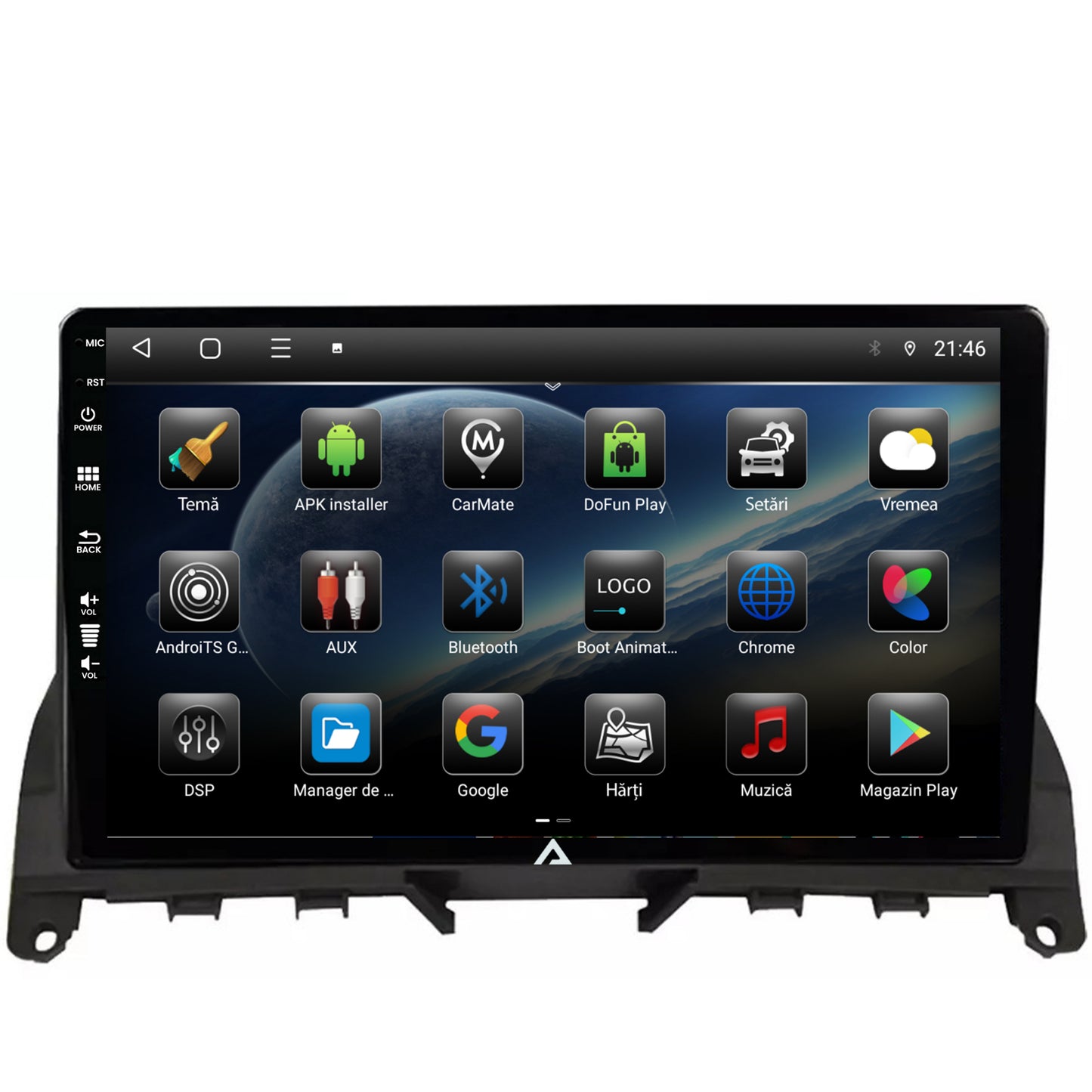 Navigatie Mercedes Benz C-Class W204 (2008-2012), Android, P-Octacore / 2GB RAM + 32GB ROM, 9 Inch - AD-BGP9002+AD-BGRKIT419