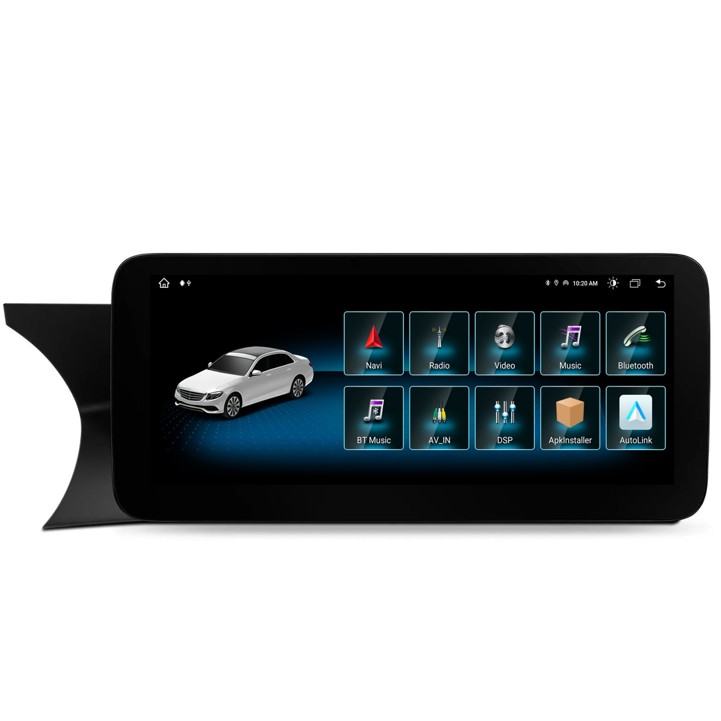 Navigatie Mercedes Benz C-Class W204 (2011-2014), NTG 4.5, Android 13, MB-Octacore, 8GB RAM + 256GB ROM, 12.3 Inch - AD-BGMB1200845+AD-BGRKITMB004