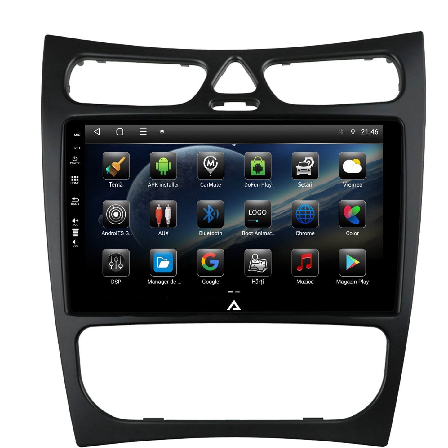 Navigatie Mercedes Benz CLK W209 (2000-2005) (2000-2005), Android, E-Octacore / 2GB RAM + 32GB ROM, 9 Inch - AD-BGE9002+AD-BGRKIT416V2