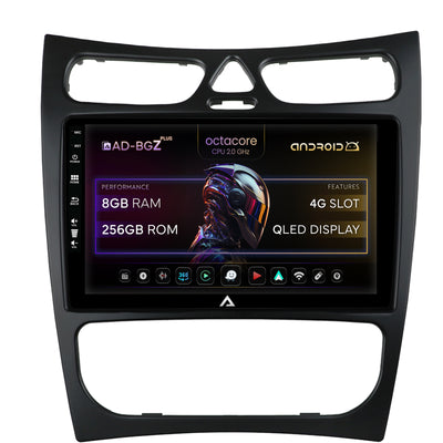 Navigatie Mercedes Benz CLK W209 (2000-2005) (2000-2005), Android, Z-Octacore / 8GB RAM + 256GB ROM, 9 INCH - AD-BGZ9008+AD-BGRKIT416