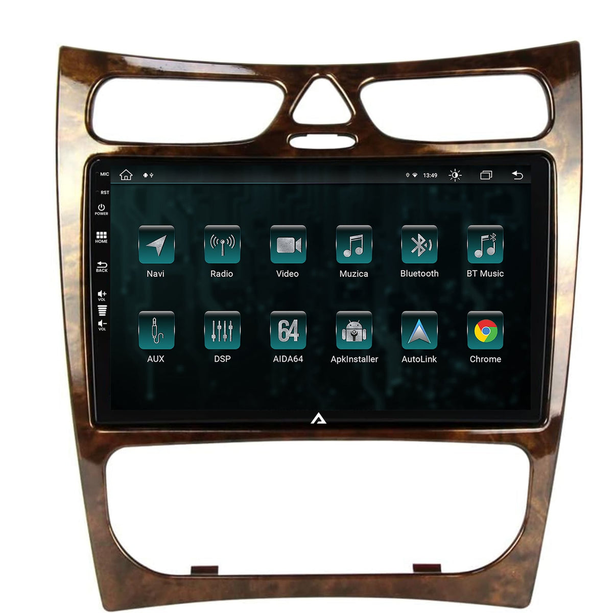 Navigatie Mercedes Benz CLK W209 (2000-2005), Android, Z-Octacore / 8GB RAM + 256GB ROM, 9 INCH - AD-BGZ9008+AD-BGRKIT416V4