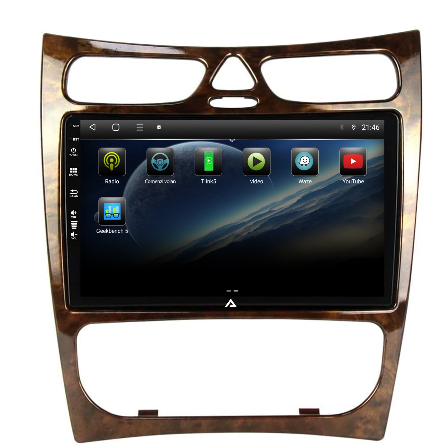 Navigatie Mercedes Benz CLK W209 (2000-2005), Android, E-Octacore / 2GB RAM + 32GB ROM, 9 Inch - AD-BGE9002+AD-BGRKIT416V4