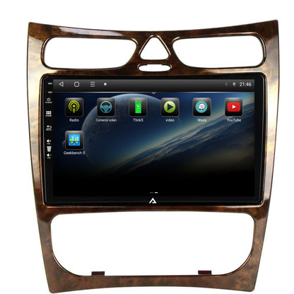 Navigatie Mercedes Benz CLK W209 (2000-2005), Android, P-Octacore / 2GB RAM + 32GB ROM, 9 Inch - AD-BGP9002+AD-BGRKIT416V4