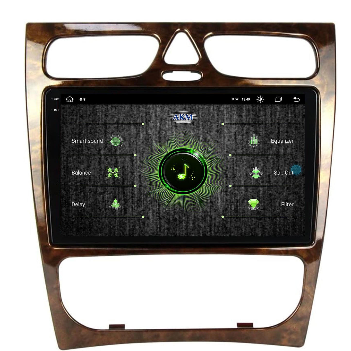 Navigatie Benz C Class (W203) (2002-2004), Android, V-Octacore / 4GB RAM + 64GB ROM, 9.5 Inch - AD-BGV9004+AD-BGRKIT416V3