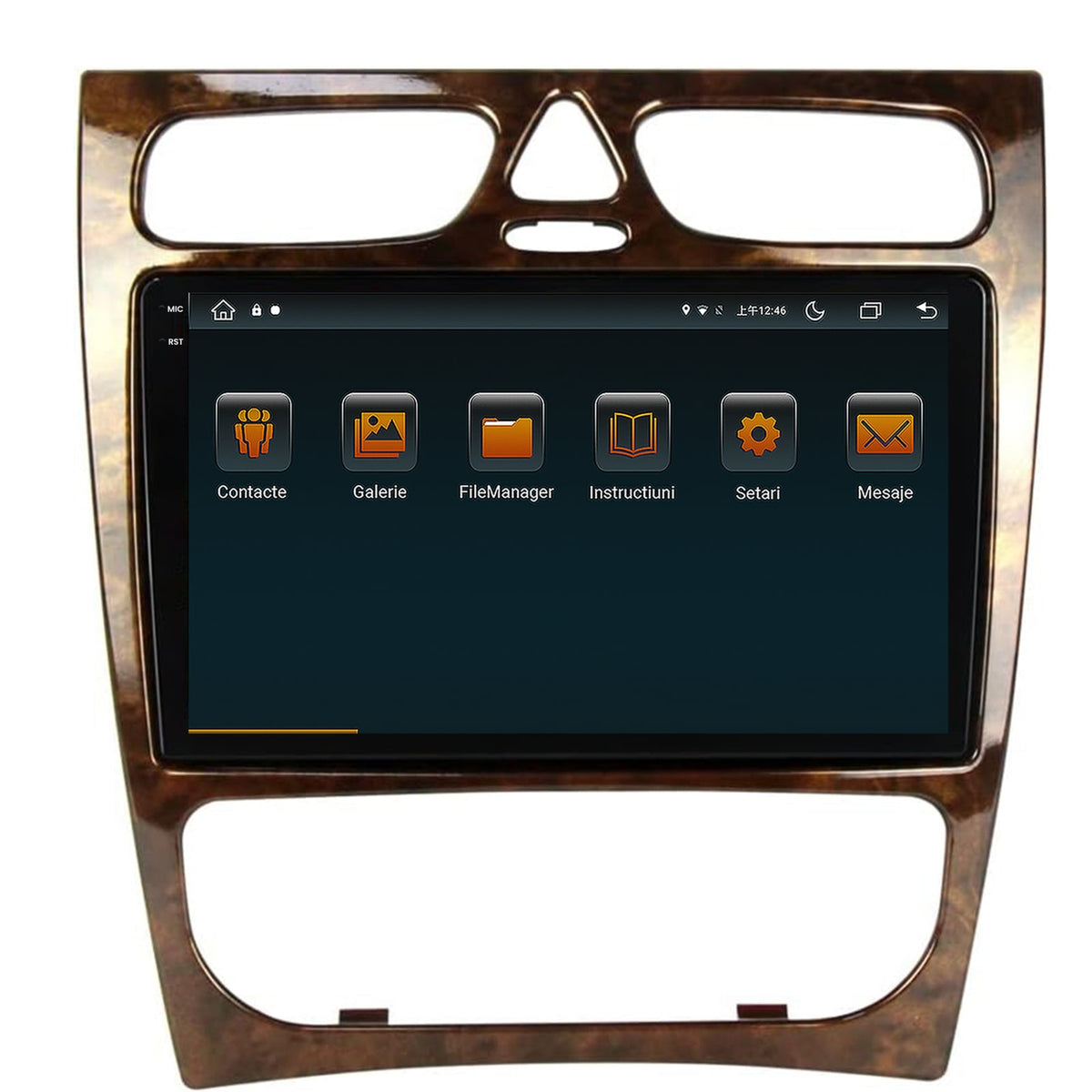 Navigatie Benz C Class (W203) (2002-2004), Android, V-Octacore / 4GB RAM + 64GB ROM, 9.5 Inch - AD-BGV9004+AD-BGRKIT416V3