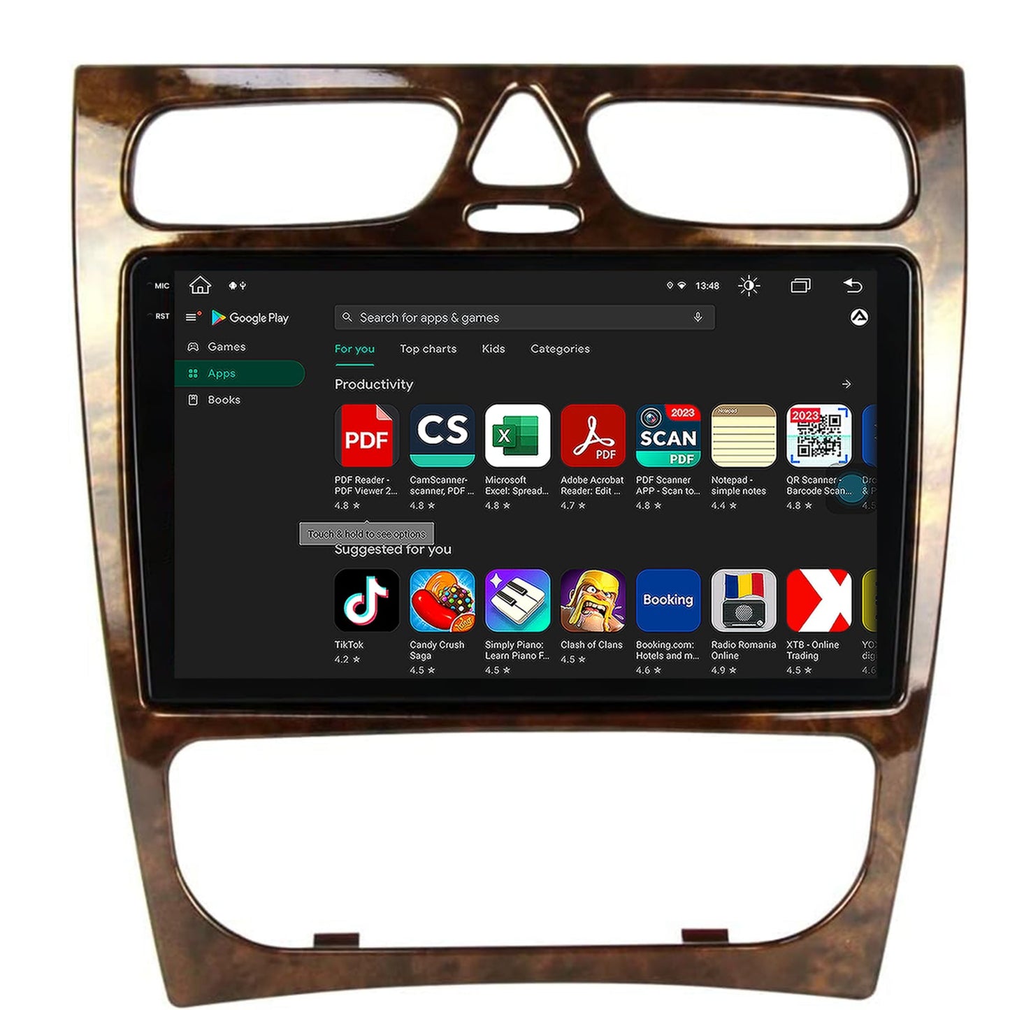 Navigatie Benz C Class (W203) (2002-2004), Android, V-Octacore / 4GB RAM + 64GB ROM, 9.5 Inch - AD-BGV9004+AD-BGRKIT416V3