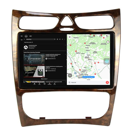Navigatie Mercedes Benz CLK W209 (2000-2005), Android, X-Octacore / 8GB RAM + 256GB ROM, 9.5 Inch - AD-BGX9008+AD-BGRKIT416V4