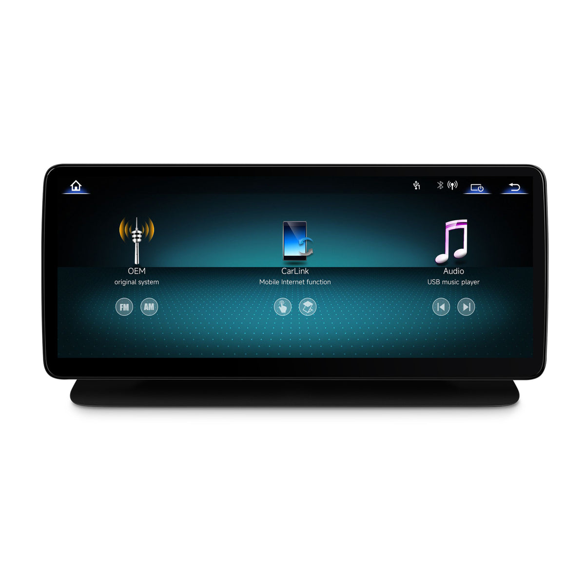 Navigatie Mercedes Benz CLS W218 (2014-2017), Linux OS & OEM, NTG 5.0, CarPlay & Android Auto Wireless, MirrorLink, Camera AHD, 12.3 Inch - AD-BGMBLNX1250+AD-BGRKITMB012