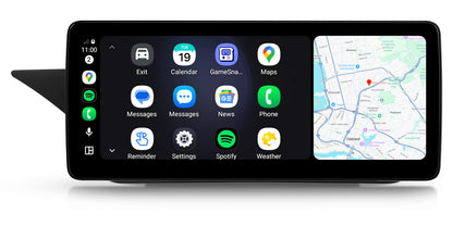 Navigatie Mercedes Benz E-Class C207 (2015-2016), Linux OS & OEM, NTG 5.0, CarPlay & Android Auto Wireless, MirrorLink, Camera AHD, 12.3 Inch - AD-BGMBLNX1250+AD-BGRKITMB010