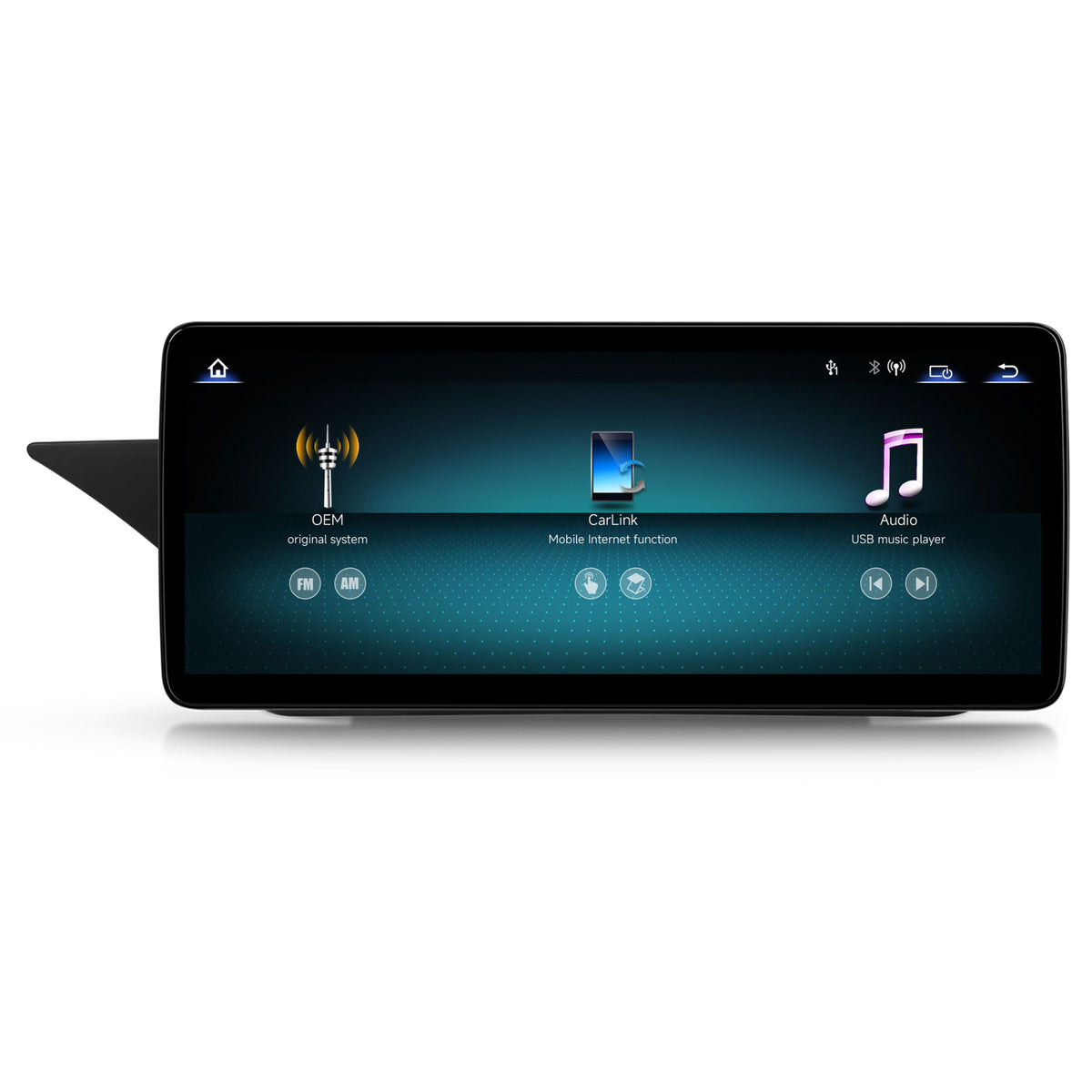 Navigatie Mercedes Benz E-Class W212 (2015-2016), Linux OS & OEM, NTG 5.0, CarPlay & Android Auto Wireless, MirrorLink, Camera AHD, 12.3 Inch - AD-BGMBLNX1250+AD-BGRKITMB009