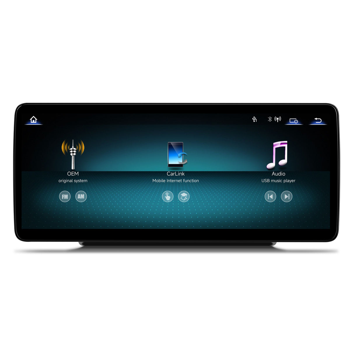 Navigatie Mercedes Benz G-Class G500 W461 W463 (2008-2011), Linux OS & OEM, NTG 4.0, CarPlay & Android Auto Wireless, MirrorLink, Camera AHD, 12.3 Inch - AD-BGMBLNX1240+AD-BGRKITMB015