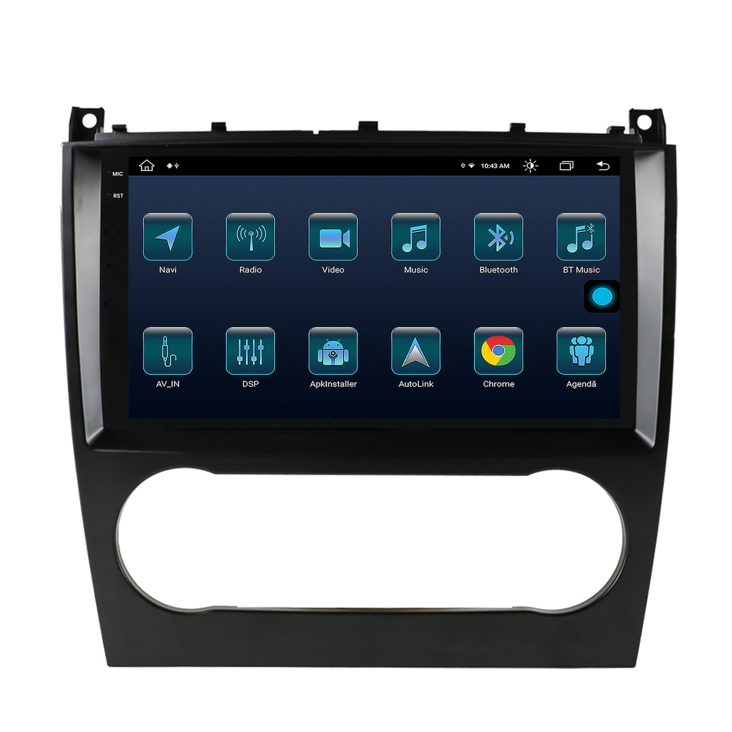 Navigatie Mercedes Benz G-Class W463 (2009-2012), Android, X-Octacore / 8GB RAM + 256GB ROM, 9.5 Inch - AD-BGX9008+AD-BGRKIT414v2