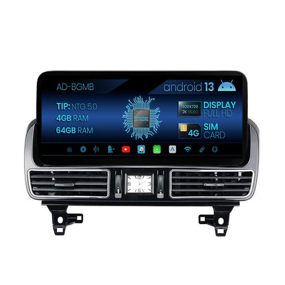 Navigatie Mercedes Benz GLE W166 / GLS X166 (2016-2018), NTG 5.0, Android 13, MB-Octacore, 4GB RAM + 64GB ROM, 12.3 Inch - AD-BGMB1200450+AD-BGRKITMB017