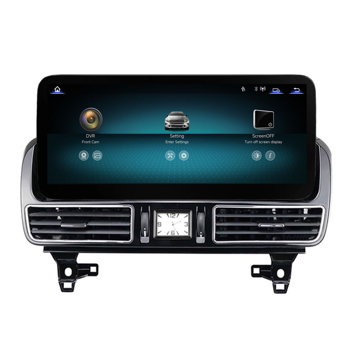 Navigatie Mercedes Benz GLE W166 / GLS X166 (2016-2018), Linux OS & OEM, NTG 5.0, CarPlay & Android Auto Wireless, MirrorLink, Camera AHD, 12.3 Inch - AD-BGMBLNX1250+AD-BGRKITMB017