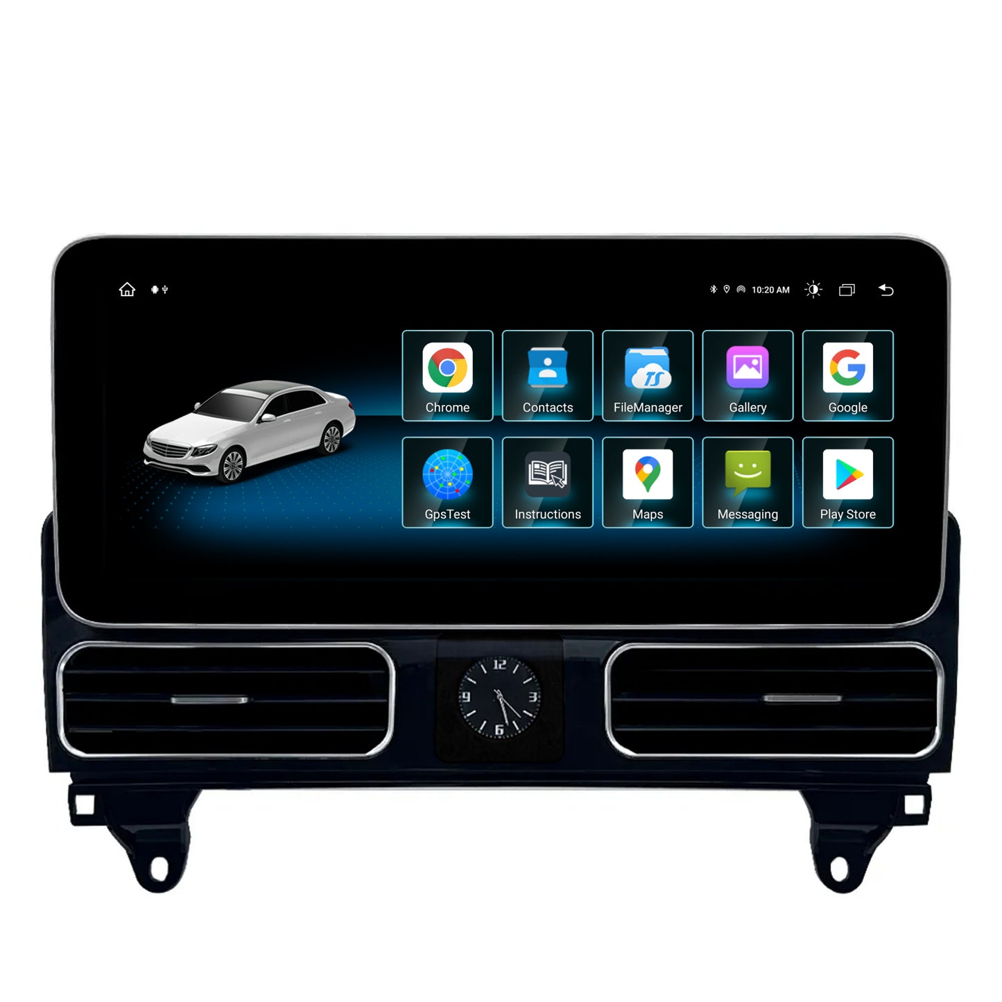 Navigatie Mercedes Benz ML/GL W166 X166 (2012-2015), NTG 4.5, Android 13, MB-Octacore, 4GB RAM + 64GB ROM, 12.3 Inch - AD-BGMB1200445+AD-BGRKITMB016