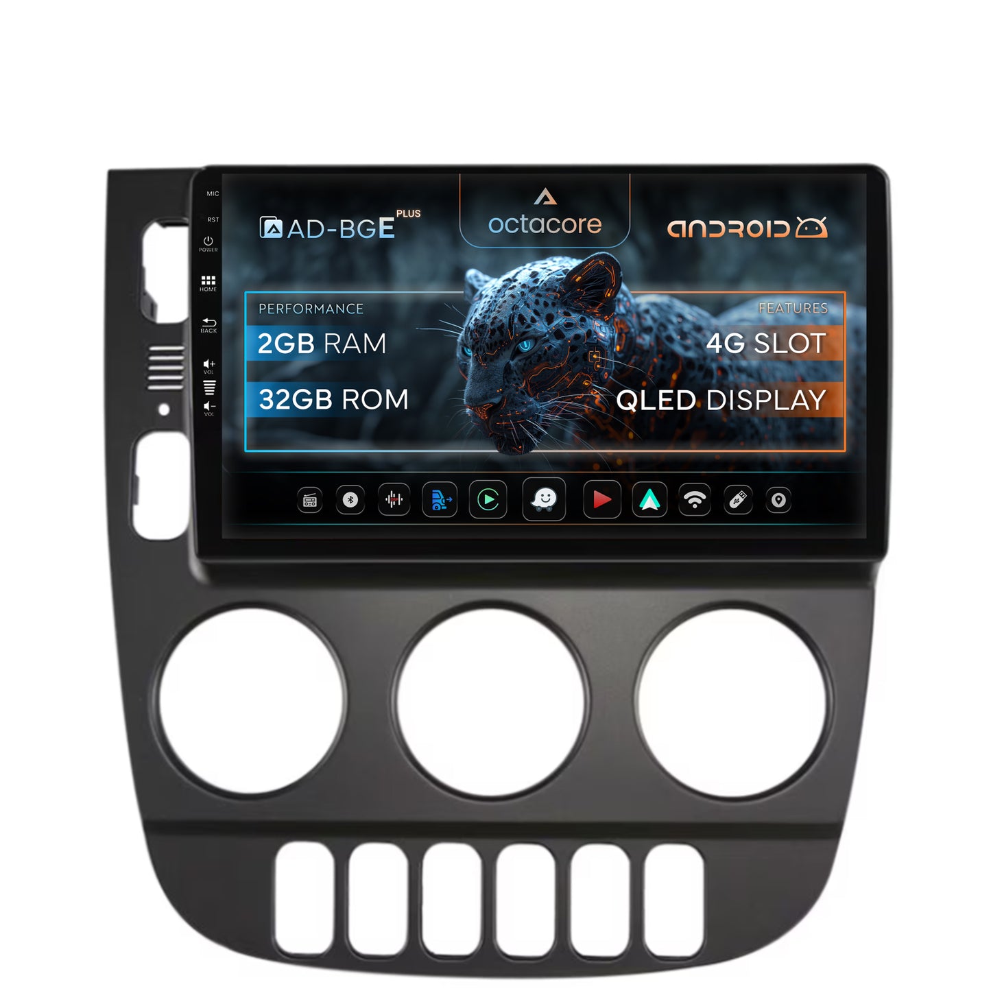 Navigatie Mercedes Benz ML W163 (1998-2005), Android, E-Octacore / 2GB RAM + 32GB ROM, 9 Inch - AD-BGE9002+AD-BGRKIT405V3