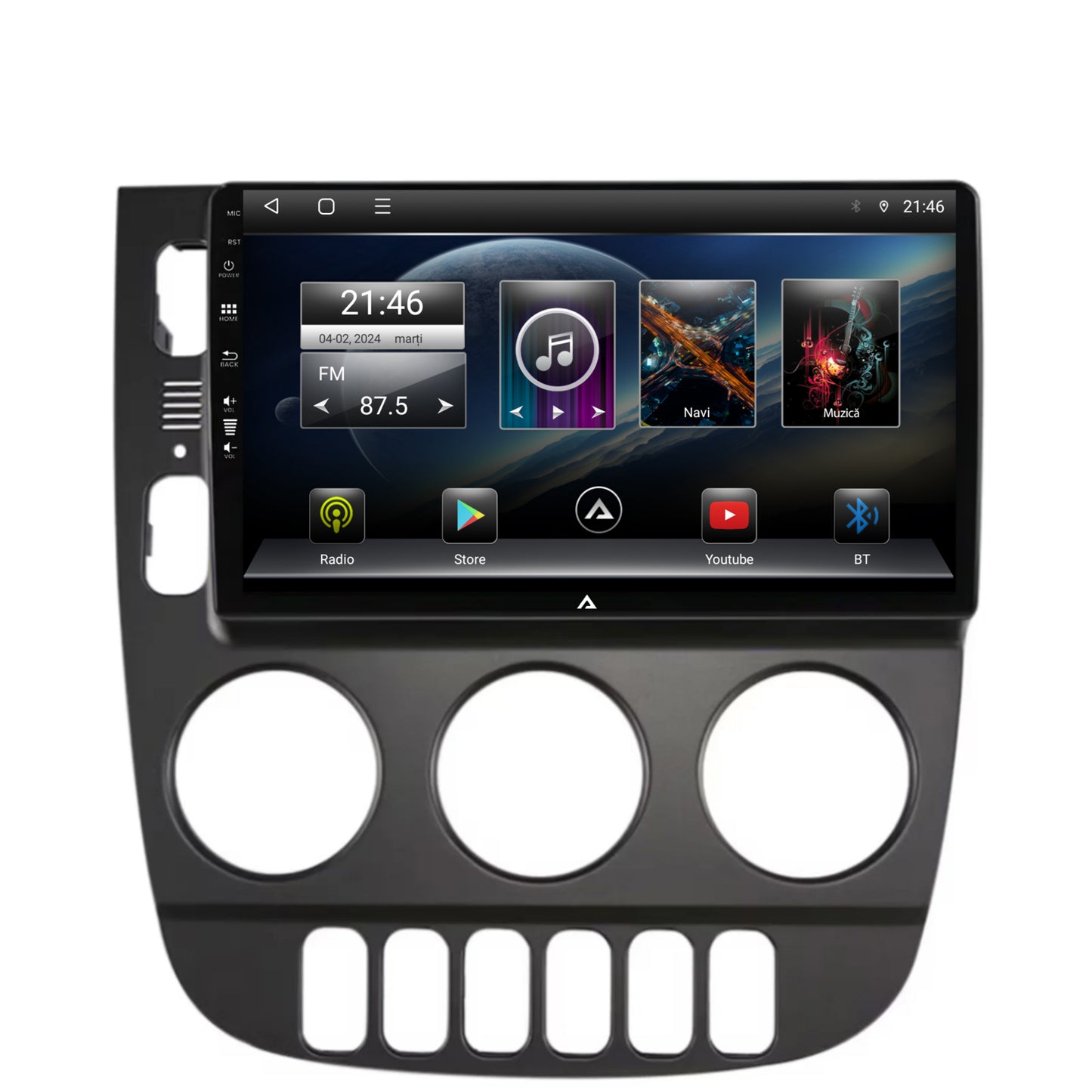 Navigatie Mercedes Benz ML W163 (1998-2005), Android, E-Octacore / 2GB RAM + 32GB ROM, 9 Inch - AD-BGE9002+AD-BGRKIT405V3
