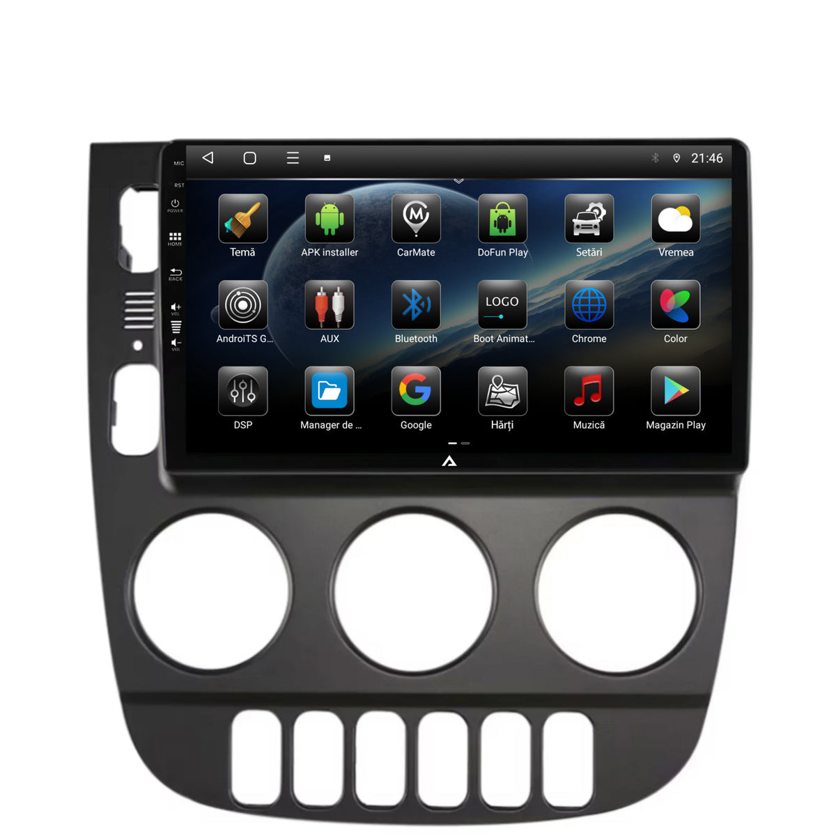 Navigatie Mercedes Benz ML W163 (1998-2005), Android, E-Octacore / 2GB RAM + 32GB ROM, 9 Inch - AD-BGE9002+AD-BGRKIT405V3