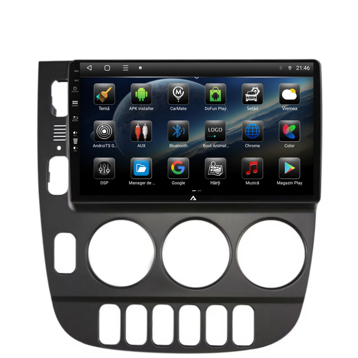 Navigatie Mercedes Benz ML W163 (1998-2005), Android, P-Octacore / 2GB RAM + 32GB ROM, 9 Inch - AD-BGP9002+AD-BGRKIT405V2